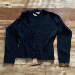 Madewell Classic Black Knit Sweater